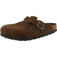 Birkenstock Boston Bs Suede Leather Klompit