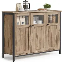 Vasagle Senkki, VASAGLE LSC099B01, 100x35x75 cm, Ruskea-Musta