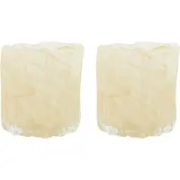 House Doctor - Curl Kynttilälyhty 10x11,5 cm 2 kpl Beige