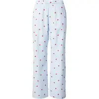 Lindex Pyjama Trousers In Cotton - Blue - XS
