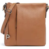 PICARD Pure Crossbody-laukku Nahka 29 cm Ruskea
