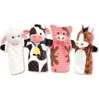 Melissa & Doug Hand Puppets Farm Friend Käsinukke