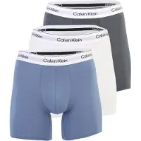 Calvin Klein Bokserishortsit kyyhkynsininen / antrasiitti / valkoinen