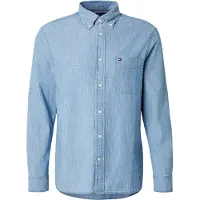 Tommy Hilfiger Chambray Pocket Rf Shirt - Blue - XXL