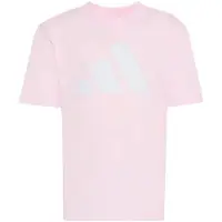 Adidas Toiminnallinen paita 'ESSENTIALS' roosa / valkoinen