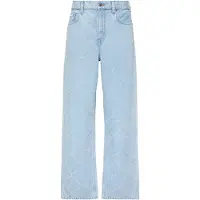 Calvin Klein Jeans Low Rise Baggy Needlepunch Ck Tr - Blue - 27 x 34