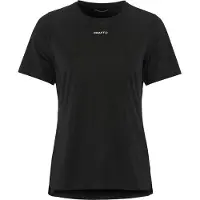 Craft Women's Pro Trail Shotsleeve Tee 2 Black/black Lyhythihainen treenipaita L