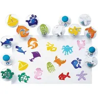 Colorations - Easy Grip Sea Life Stamps 14pcs.