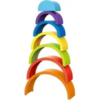 Toi-Toys Little Stars Baby Stacking Tower Rainbow 7pcs.