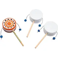 Colorations - Decorate your own Monkey Drum Set of 12