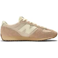 New Balance unisex. U471V1 Beige leather trainers 471 (46.5), Flat, Suede, Laces, Casual