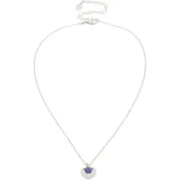 Swarovski Ketju smaragdi / hopea / läpinäkyvä