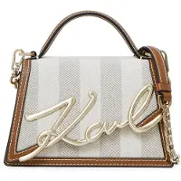 Karl Lagerfeld Olkalaukku beige / ruskea
