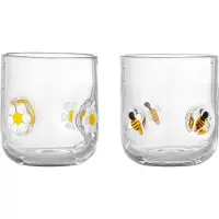 Bloomingville Buzz Drinking Glass - Nude - 300 ML