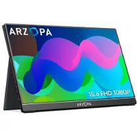 Arzopa A1 Gamut 15,6" HD Kannettava Näyttö - Musta