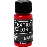 Creativ Company Textile Color Semi-opaque Textile Paint - Primary Red 50ml