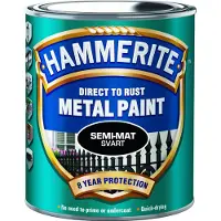 Hammerite puolihimmeä 250ml musta metallimaali