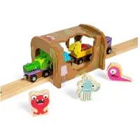 Bigjigs Wooden Monster Tunnel