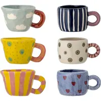Bloomingville Nini Cup, Multipack - Multi/patterned - 110 ML