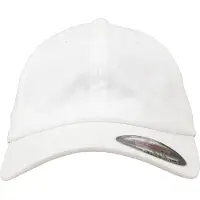 Flexfit Cap Cotton Twill Dad Valkoinen L-XL Mies
