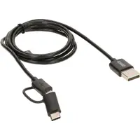 Schwaiger CK 3112 USB cable USB 2.0 1 m USB A Micro-USB B Black (CK3112533)
