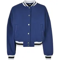 Urban Classics Collegetakki taivaansininen / musta / valkoinen