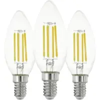Eglo LED-lamppu C35 7W 806LM 2700K 3 KPL KIRKAS E14