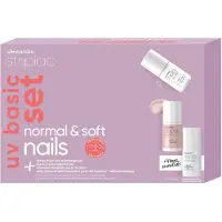 Alessandro Striplac UV Basic Set + Colour Normal & Soft Nails Geelilakka 1 kpl
