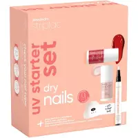 Alessandro Striplac UV Starter Set Dry Nails - 2 Colours Kynsilakkasetti 1 kpl