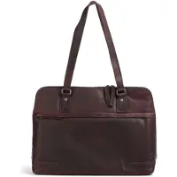 The Chesterfield Brand Branson Olkalaukku Nahka 37 cm Kannettavan tietokoneen taskun syvyys Ruskea