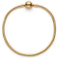 Pandora Moments Snake Chain 14k Gold-Plated rannekoru 568748C00-23
