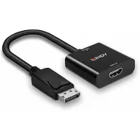 Lindy 41068, 1,5 m, DisplayPort, HDMI-tyyppi A (vakio), Uros, Naaras, Suora