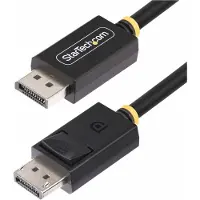 StarTech.com 1m displayport 2.1 cable vesa certified dp80 displayport cable w/uhbr20/hdr/dsc 1.2a/hdcp 2.2 16k/8k 60hz