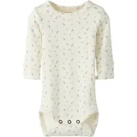 Lil´ Atelier Bodysuit Coconut Milk Coconut Milk 74 cm Valkoinen 74 cm Tytöt