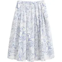Gant Floral Print Pull On Skirt - White - 34