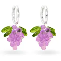 ANNELE Lavender Jelly in Silver -korvakorut hopea