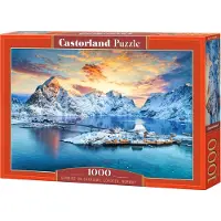 Castorland Sunrise on Sakrisøy, Lofoten, Norway 1000p palapeli