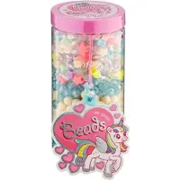 Totum Pastel-colored Beaded Unicorn in Pot