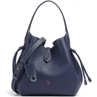 Ralph Lauren for woman. 428978571001 Polo Play navy blue drawstring bag (OSFA), Casual, Leather