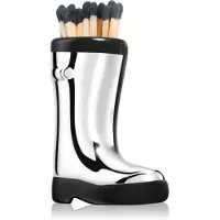 PADDYWAX Cowboy Boot Match Holder tulitikut Chrome Metallic 25 kpl