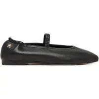 Tommy Hilfiger Nauhaballerina musta