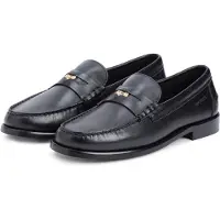 Tommy Hilfiger Hilfiger Penny Crust Lth Loafer - Black - 42