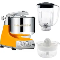Ankarsrum Assistent AKM6230 + tehosekoitinkannu & sitruspuristin, sunbeam yellow