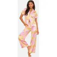 Lipsy Pyjama keltainen / vaaleanpunainen / roosa