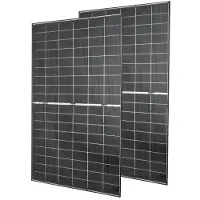 Vevor 2 kpl 400 W:n kaksisuuntaiset aurinkopaneelit, 16 BB:n N-tyypin monokiteinen aurinkopaneelimoduuli, 24 %:n hyötysuhde, IP65-vedenpitävä aurinkopaneeli MC4-lähdöllä ja alumiinirungolla auto-, ven