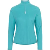 Kari Traa Women's Leah Half Zip Blue Lagoon Pitkähihaiset urheilupaidat L