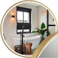 REA LED SEINÄPEILI 60cm MMJ BRUSH GOLD