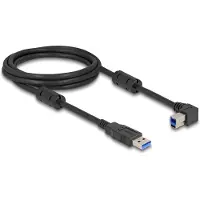 DeLOCK – USB 5 Gbps Cable Type-A male to Type-B male 90° left angled 2 m (81101)