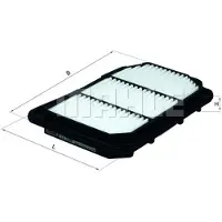 MAHLE ORIGINAL Ilmansuodatin Mahle, LX 2686 - Saab - 9-5. Chevrolet - Nubira, Lacetti