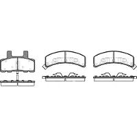 REMSA Jarrupalat Etu, PCA055202 - Dodge - Chevrolet - Cadillac - Gmc